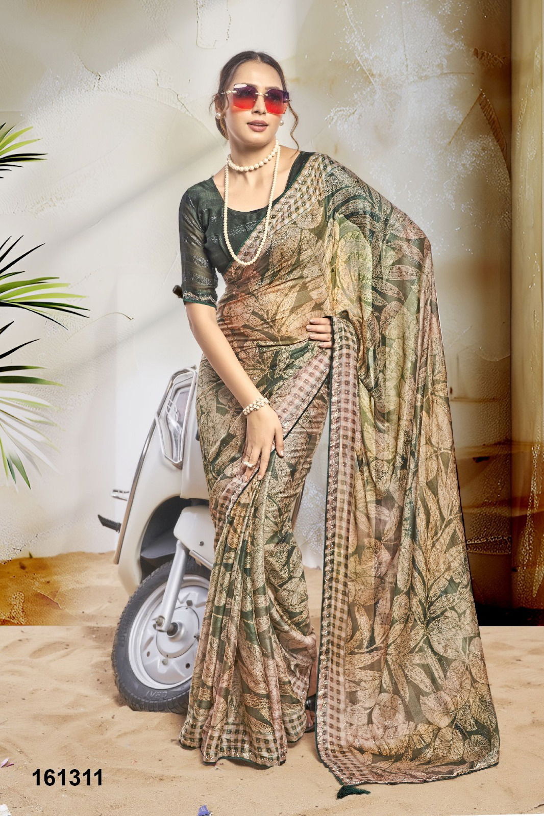 Shivanshi By Vallabhi Printed Daily Wear Chiffon Sarees Wholesale Price In Surat